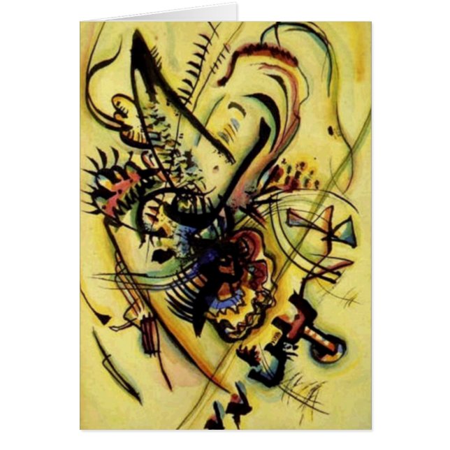 Cartão À Voz Desconhecida de Kandinsky (Frente)