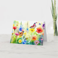 AA Símbolo Borboletas e Flores Recuperação