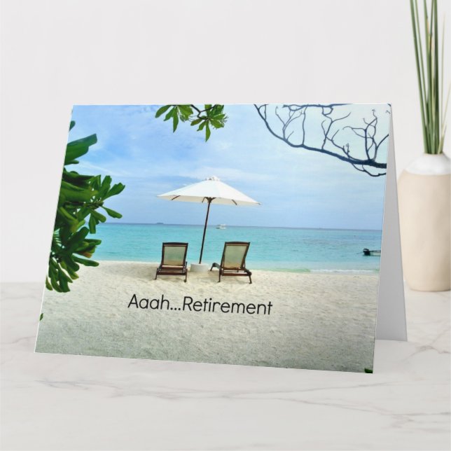 Cartão Aaah... aposentadoria (Frente)