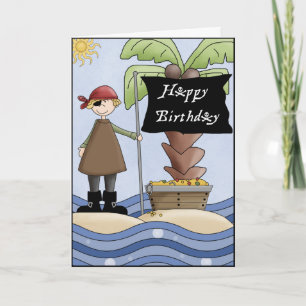 Cartão Aaargh Matey Birthday