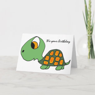 Cartão AB- Funny Turtle Birthday Card