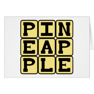 Cartão Abacaxi, Fruta