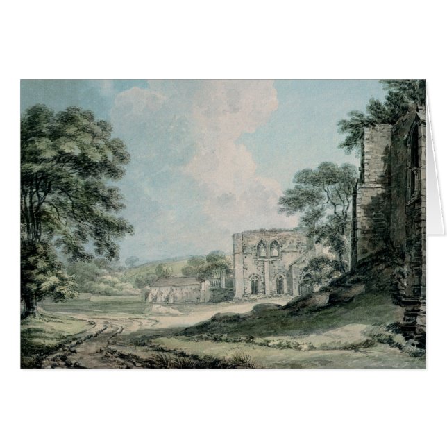 Cartão Abadia de Furness, Lancashire (Frente Horizontal)