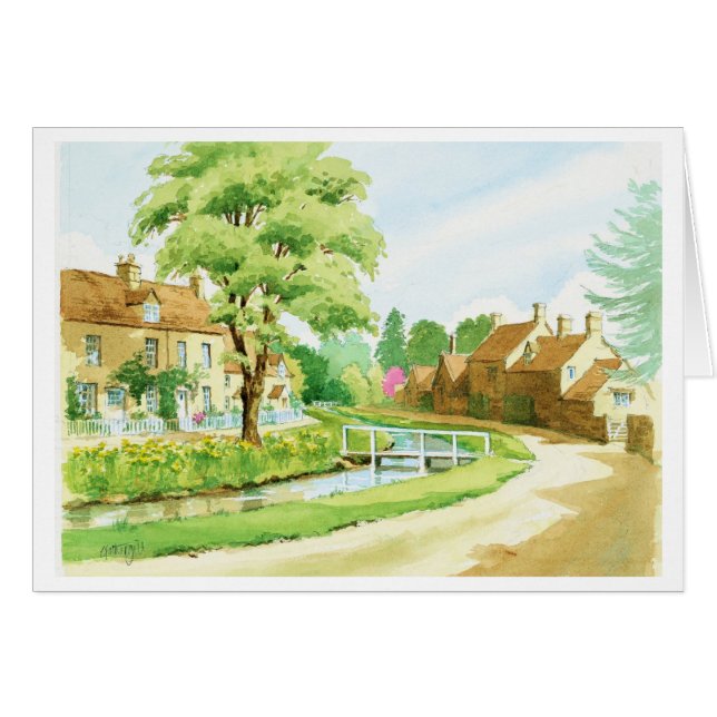 Cartão Abaixe a chacina no verão (Frente Horizontal)