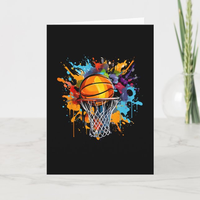 Cartão Äbäsketllco. Colorful Sketll Graphic  (Frente)