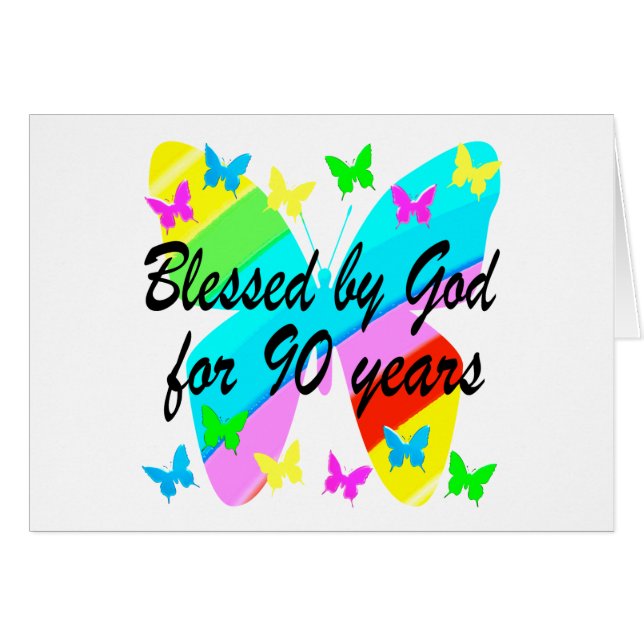 CARTÃO ABATIDO POR DEUS POR 90 ANOS (Frente horizontal)