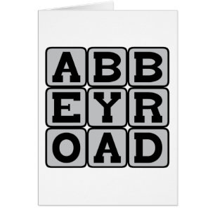 Cartão Abbey Road, Local Turístico em Londres