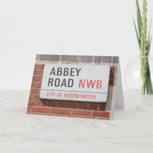 Cartão Abbey Road London