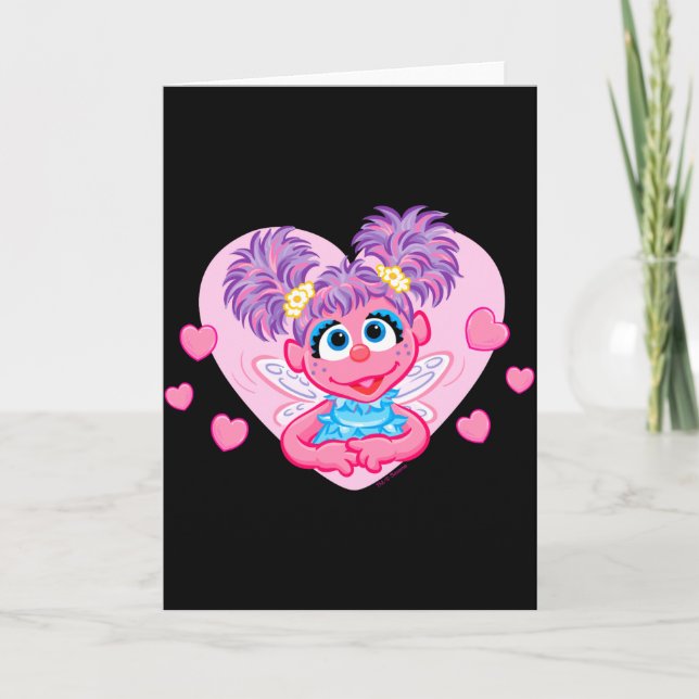 Cartão Abby Cadabby Valentine Hearts Graphic T Shirt  (Frente)