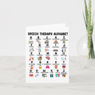 Cartão Abc Do Phech Therapy Alphabet Speech Language Pat