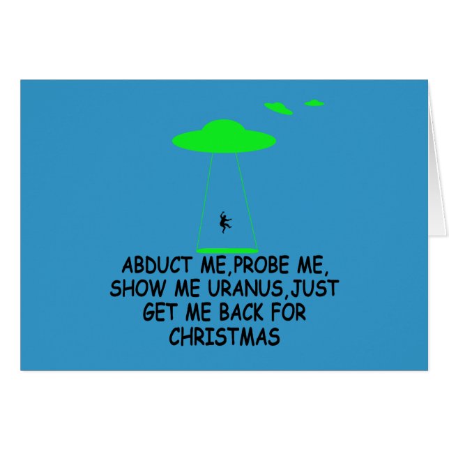 Cartão Abducção estrangeira (Frente Horizontal)