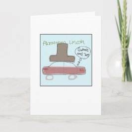 Cartão Abe Lincoln Funky Ilustrado