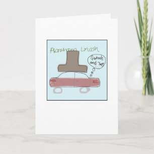 Cartão Abe Lincoln Funky Ilustrado
