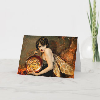 Cartão Abelha eyed obscuridade Fae