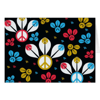 Cartão abelhas da paz