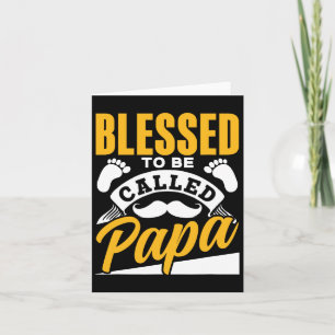 Cartão Abençoado seja chamado Papai Pai Pai&#;'s Day Fath