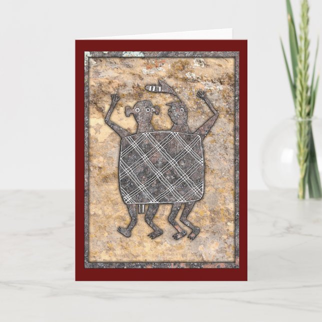 Cartão Aberto de Casamento (Frente)