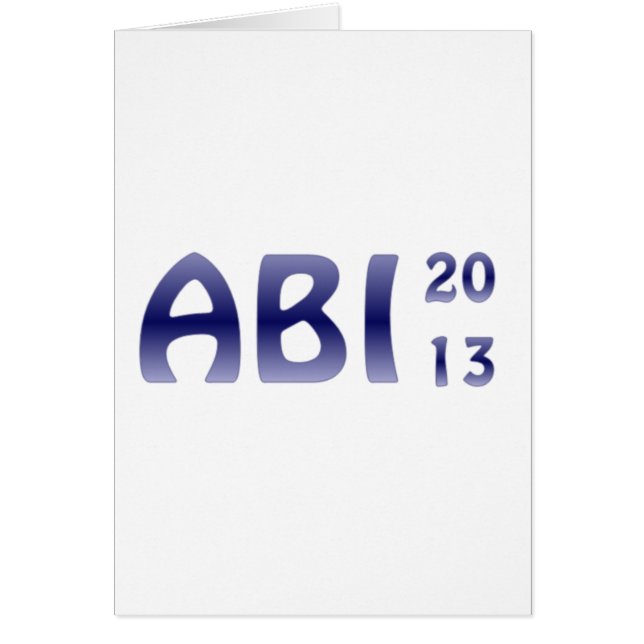 CARTÃO ABI 2013 (Frente)
