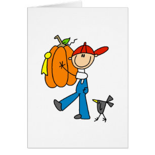 Cartão Abóbora de outono