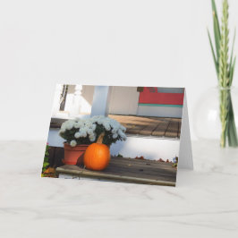 Cartão Abóbora e Mães brancas - Martha's Vineyard