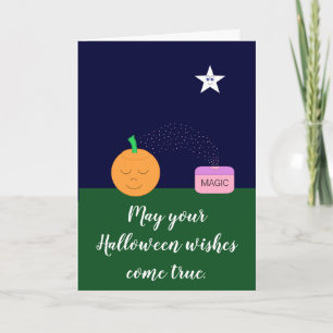 Cartão Abóbora ganha seu desejo: Halloween