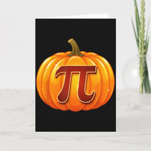 Cartão Abóbora Pi, Símbolo Pi Abóbora Pi Dia do Halloween