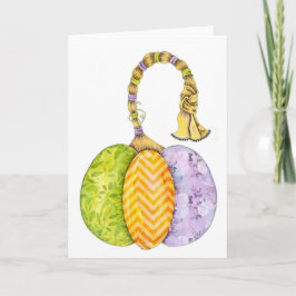 Cartão Abóbora tecido