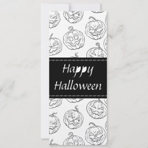 Cartão Abóboras de Halloween