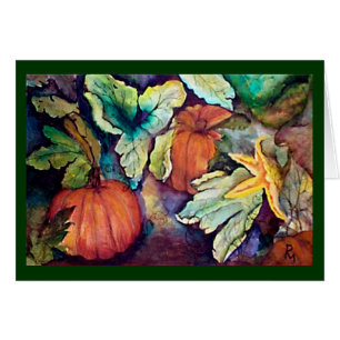 Cartão Abóboras do bebê