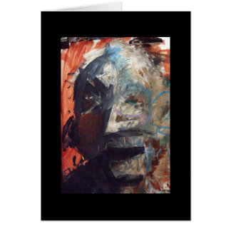 Cartão abra a máscara da boca (o cartão)