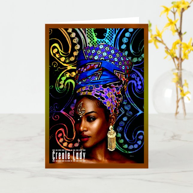 Cartão "Abraçar o Espírito de Mardi Gras" (Criador carregado)