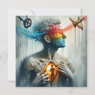 Cartão Abrace suas feridas