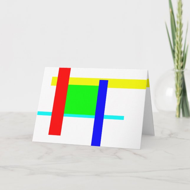 Cartão Abraço colorido (Frente)