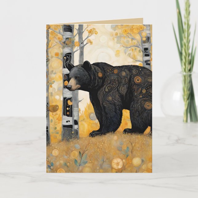 Cartão Abraço de Urso Fofo Pensando em Você (Frente)