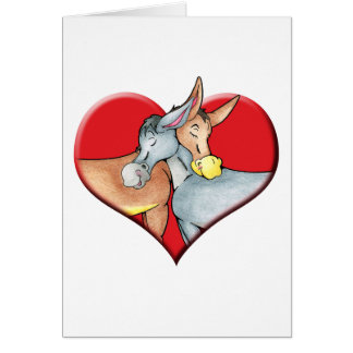 Cartão Abraço do asno