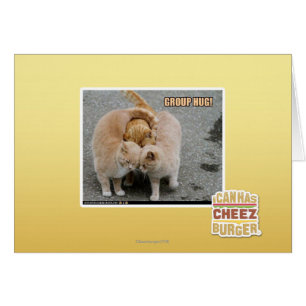 Cartão abraço do grupo