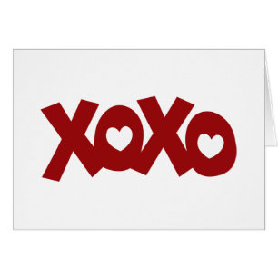 Cartão Abraços & amor & corações dos beijos