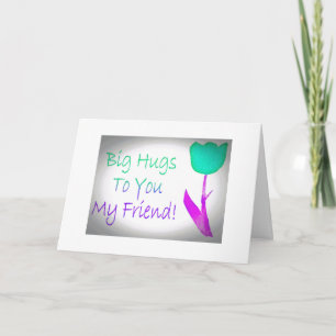 CARTÃO ABRAÇOS DE ANIVERSÁRIO DO BFF / DESEJA O MELHOR AN