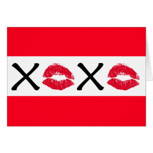 Cartão Abraços e beijos