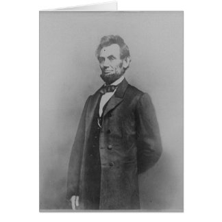 Cartão Abraham Lincoln, janeiro de 1864