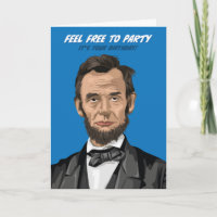 Abraham Lincoln Sente-Se Livre Para Festejar Anive