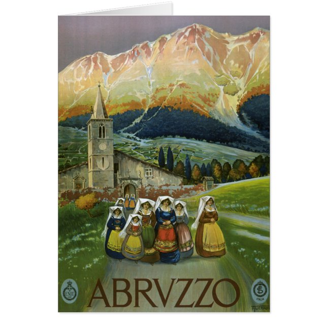 Cartão Abruzzo (Frente)