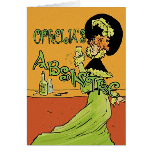 Cartão Absinthe 1890s Style