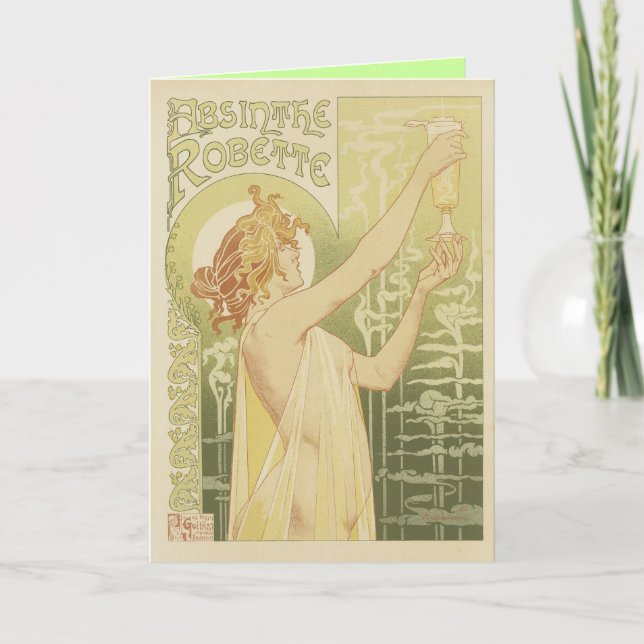 Cartão Absinthe Greeting Card (Frente)