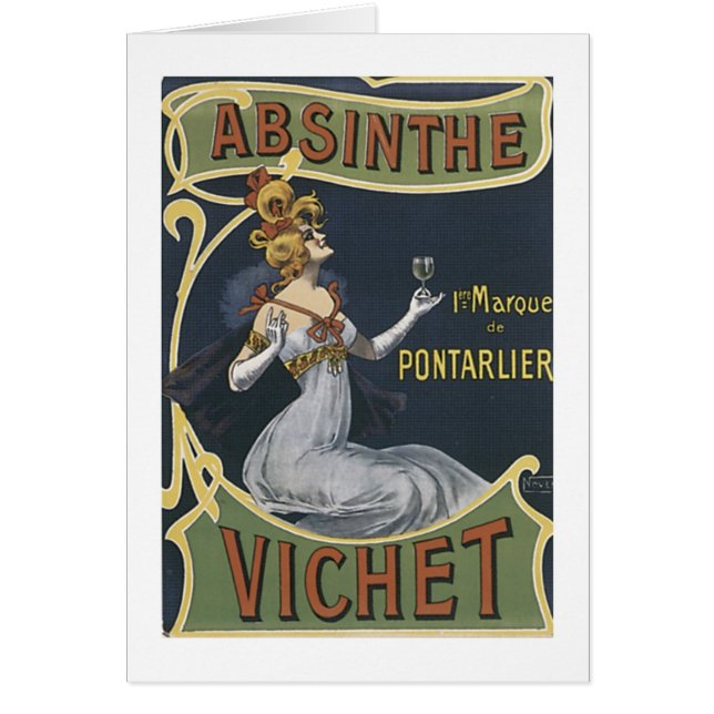 Cartão Absinthe Vichet (Frente)