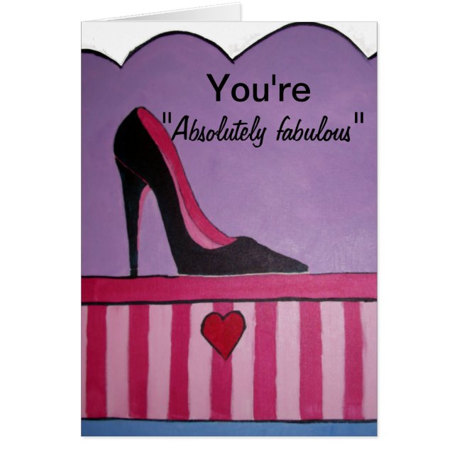 Cartão Absolutamente fabuloso (Frente)