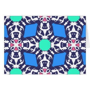 Cartão Abstração do Buldogue