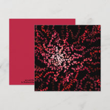 Abstract Splatter Dots Of Pinks And Reds Pattern