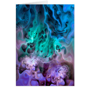 Cartão Abstrato Apófise Fractal I