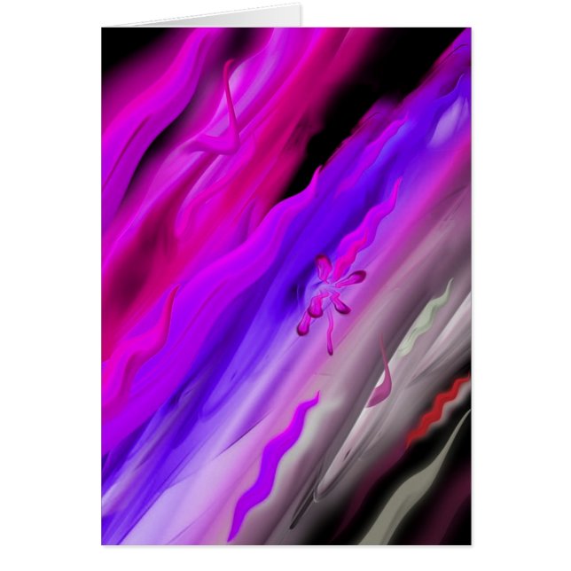 Cartão Abstrato aquarelle (Frente)